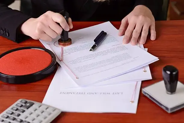 Professional notary services provided on-site